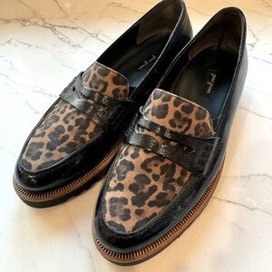 Paul Green leopard print loafers